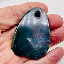 Load image into Gallery viewer, Hand Carved Bloodstone Jasper Bead Pendant Bead | 60x43x6mm | 1 Bead |