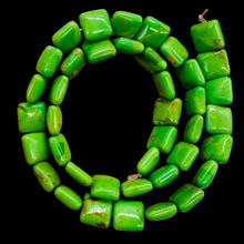 Load image into Gallery viewer, Turquoise AAA Square Bead Parcel | 10x10x5mm | Green, Gold, Brown | 9 Beads |