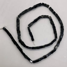 Load image into Gallery viewer, Tourmaline Chrome Translucent Strand Cube | 4x4mm | Black, Green | 100 Beads