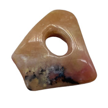 Load image into Gallery viewer, Designer Pink Peruvian Opal Pendant Bead | 30cts | 29X27X5mm | 1 Bead |