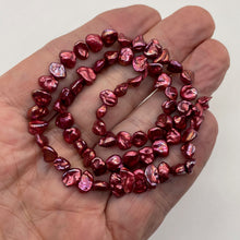 Load image into Gallery viewer, Warm Copper 8x7x5 to 9x6x6mm Keishi Pearl Strand 108087