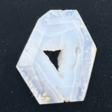 Load image into Gallery viewer, Chalcedony Druzy 35ct Designer Cut Pendant Bead| 29x22x7mm| Blue|1 Pendant Bead|