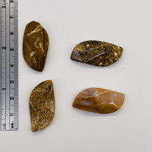 Load image into Gallery viewer, Ocean Jasper Wavy Pendant Beads - Assorted Colors | 31x16x5mm | 4 Beads |