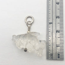 Load image into Gallery viewer, Swimmin'! Quartz Fish Koi Silver Pendant 509265QZS