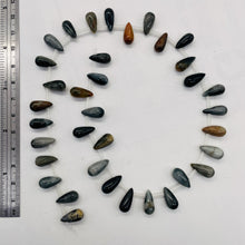 Load image into Gallery viewer, Hot Cat's Eye Chrysoberyl Quartz Briolette Bead Strand 107520