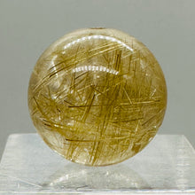 Load image into Gallery viewer, Gem Quality Golden Rutilated Quartz Round Beads | 13mm | 2 Beads |