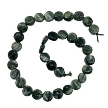 Load image into Gallery viewer, Siberia Russian Seraphinite 6x3mm Coin Bead Strand 110499