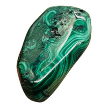 Load image into Gallery viewer, Malachite 39g Polished FreeForm Gemstone| 45x27x15mm | Green | Display Specimen|