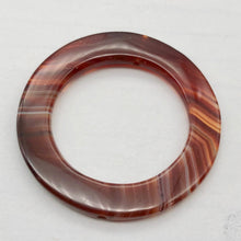 Load image into Gallery viewer, So Hot! Carnelian Agate Orange Picture Frame Bead | 37x3.5mm | 23mm opening |