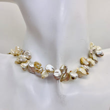 Load image into Gallery viewer, Keishi 16" Strand Cornflake FW Pearls | 9x7 to 8x6x3mm | Silver White | 70 |