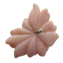 Load image into Gallery viewer, Peruvian Opal Double Drill 54ct Flower | 48x48x5mm | Pink | 1 Pendant Bead |