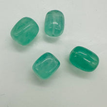 Load image into Gallery viewer, Natural Seafoam Green Fluorite Beads 4pc 19x14mm Blue Purple China