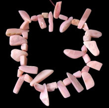 Load image into Gallery viewer, 491cts Pink Peruvian Opal Briolette Bead Strand 110460C