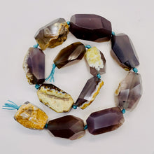 Load image into Gallery viewer, Chrysocolla Agate Faceted Free Form | 29x18x15 to 35x19x12mm | Lavender Clear |