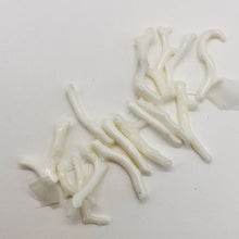 Load image into Gallery viewer, Coral Branch Beads | 26x3 to 19x2mm | White | 15 Beads |