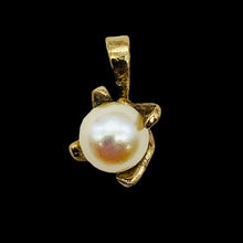Load image into Gallery viewer, Pearl 14K Gold Filled Drop Pendant | 1/2" Long | White | 1 Pendant |