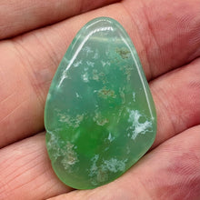 Load image into Gallery viewer, Chyrsoprase 38cts Art Cut Pendant Bead | 37x24x6mm | Green | 1 Pendant Bead |