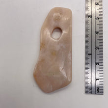 Load image into Gallery viewer, Designer Pink Peruvian Opal Pendant Bead |40 cts | 53x24x5mm |