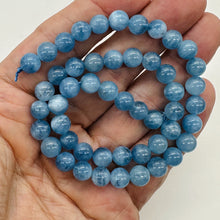 Load image into Gallery viewer, Aquamarine AAA Round 8mm Bead Half Strand | 8" Long | Blue | 25 Beads |