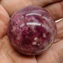 Load image into Gallery viewer, Lepidolite Purple Mica 138g Sphere | 1 3/4 in | Purple, White | 1 Specimen |