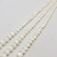 Load image into Gallery viewer, Mississippi White Ebony Shell 7 Coin 8x4mm Beads