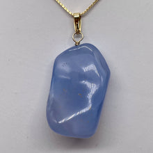 Load image into Gallery viewer, Blue Chalcedon 14K Gold Filled Designer Pendant | 2" Long | Blue | 1 Pendant |