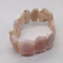 Load image into Gallery viewer, Pink Peruvian Opal Non Stretch 6" Bracelet | 200cts | 25x17x5 - 20x14x5mm |