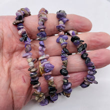 Load image into Gallery viewer, Charoite Strand Chip | 32" Long | 11x8x5 to 7x5x4mm | Purple | 200 Beads |