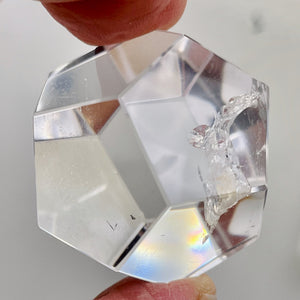 Rock Crystal 61g Dodecahedron Specimen | 32mm | Clear | 1 Figurine |