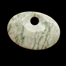 Load image into Gallery viewer, Harmony Stone Oval Centerpiece Bead - Snowy Lands| 63x45x8mm | 1 Bead |