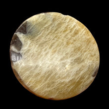 Load image into Gallery viewer, Big Cat Natural Untreated Feldspar 35mm Coin Pendant Bead | 35x5.5mm | 1 Bead |