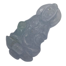Load image into Gallery viewer, Jade Quan Yin Goddess | 41x19x10mm | Pale Lavender | 1 Pendant Bead |