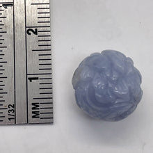 Load image into Gallery viewer, Jade Carved Round Bead | 13mm | Lavender | 1 Bead |