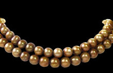 Load image into Gallery viewer, Dark Champagne 8.5mm to 10mm Pearl 16 inch Strand 109047