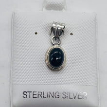 Load image into Gallery viewer, Onyx Sterling Silver Drop Pendant | 3/4" Long | Black | 1 Pendant |