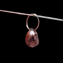 Load image into Gallery viewer, Champagne Diamond Faceted .41ct Briolette Bead | 5x3mm | Red Tint | 1 Bead |