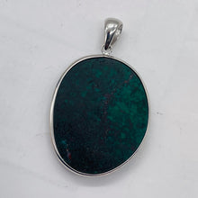 Load image into Gallery viewer, Chrysocolla Sterling Silver Oval Pendant | 2" Long | Blue, Green | 1 Pendant |