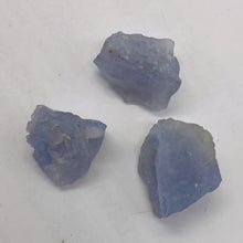 Load image into Gallery viewer, Blue Chalcedony 17g Druzy Nugget Beads | 25x20x16 to 18x17x15mm | Blue| 3 Beads|