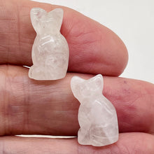 Load image into Gallery viewer, Kitty Cat Quartz Pendant Necklace | Semi Precious Stone Jewelry | 14kgf Pendant|