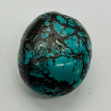 Load image into Gallery viewer, Turquoise 17g Natural Focal Nugget Pendant Bead| 28x24x16mm| Blue, Black| 1 Bead