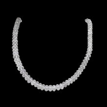 Load image into Gallery viewer, Quartz Clear Faceted Rock Crystal Rondelle Strand | 8x5mm | Clear | 90 Beads |