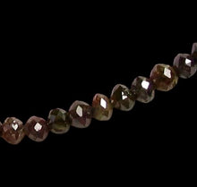 Load image into Gallery viewer, 9 Natural Red 2.35cts Diamond Faceted Roundel Beads 9527AM