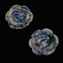 Load image into Gallery viewer, Bloomin' 2 Carved Flower Sodalite Rose Beads 9290SD