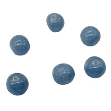 Load image into Gallery viewer, Angelite Round Bead Parcel | 10mm | Blue | 6 beads |