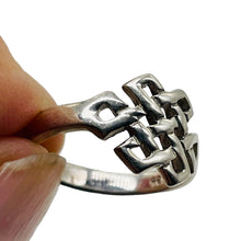 Load image into Gallery viewer, Sterling Silver Celtic Knot Ring | Size 6.75 | Silver | 1 Ring |