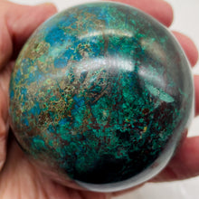 Load image into Gallery viewer, Chrysocolla 645g Sphere | 3" | Green Blue | 1 Collector's Item |