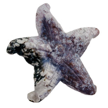 Load image into Gallery viewer, Tree Agate Carved Starfish Pendant Bead | 60x58x11mm | Gray White | 1 Bead |
