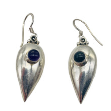 Load image into Gallery viewer, Semi-Precious Royal Natural Amethyst Sterling Silver Drop Earrings | 2" Long |