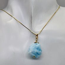 Load image into Gallery viewer, Hemimorphite 14K Gold Filled Natural Pendant | 1" Long | Blue | 1 Pendant |