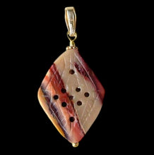 Load image into Gallery viewer, Amazing! Hand Carved Mookaite & 14Kgf Pendant 7205C